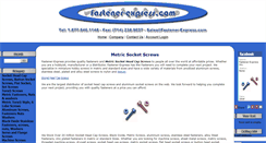 Desktop Screenshot of fastener-express.com